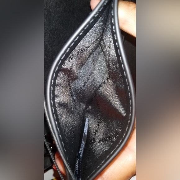 Brand New NWT MK Black Monogram Cardholder Keychain Strap Gift Set - Picture 6 of 10